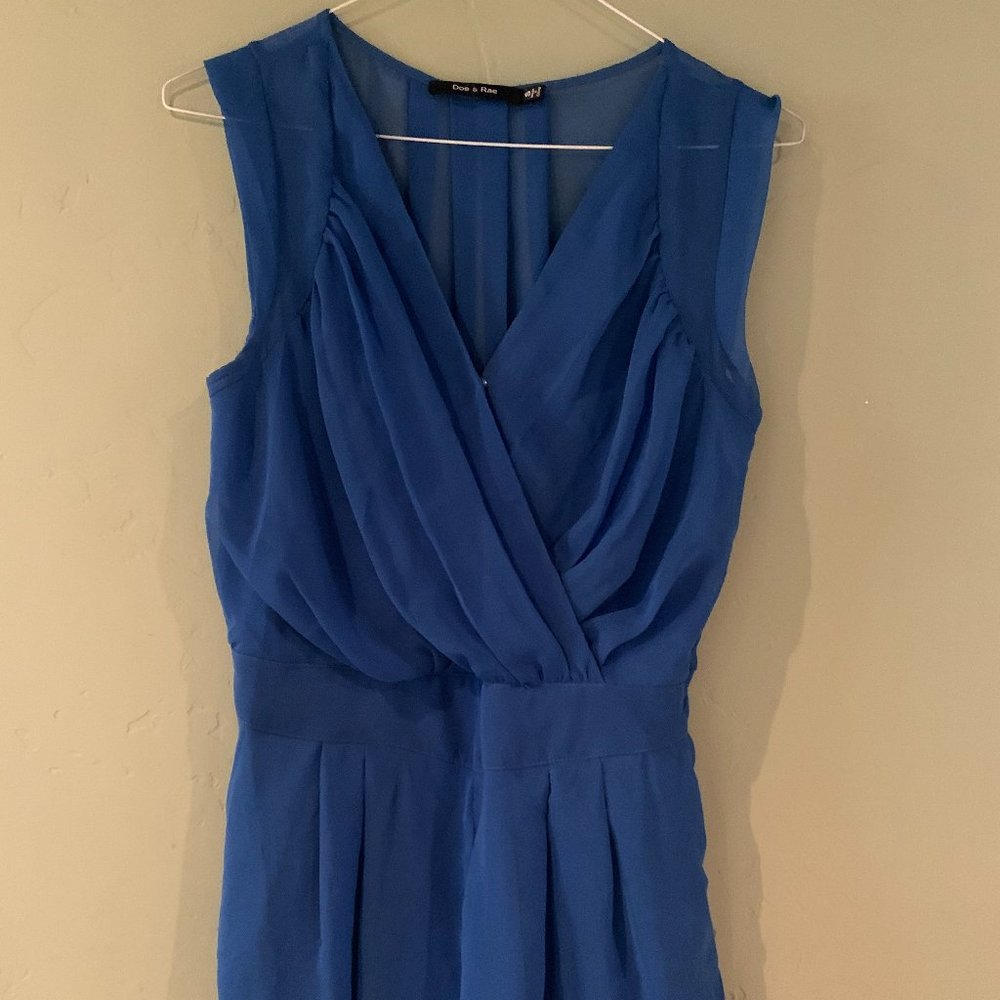 Blue Dressy Romper